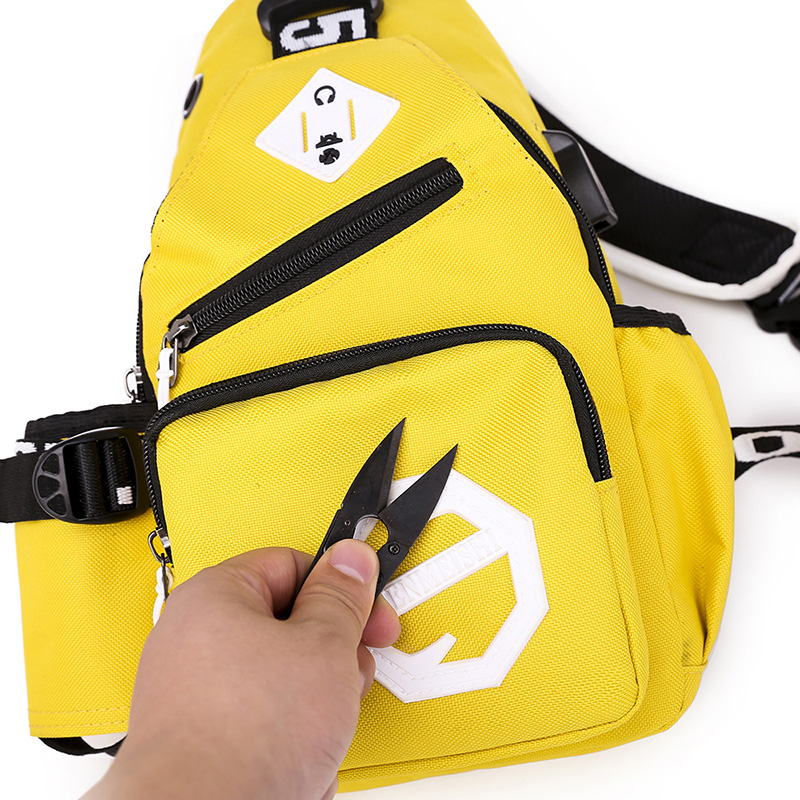 Latest hot selling Oxford cloth bag fashion trend messenger bag student yellow messenger bag