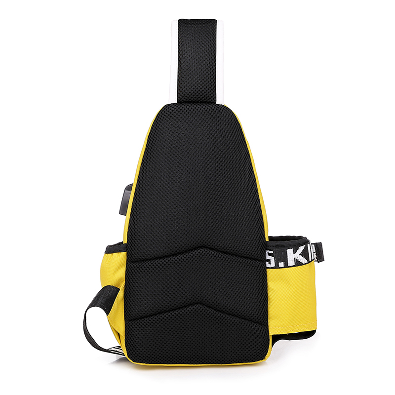 Latest hot selling Oxford cloth bag fashion trend messenger bag student yellow messenger bag