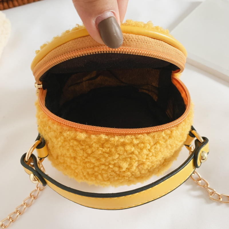  high quality smiley face small round bag single messenger bag kawaii coin purse mini kids fashionable bags