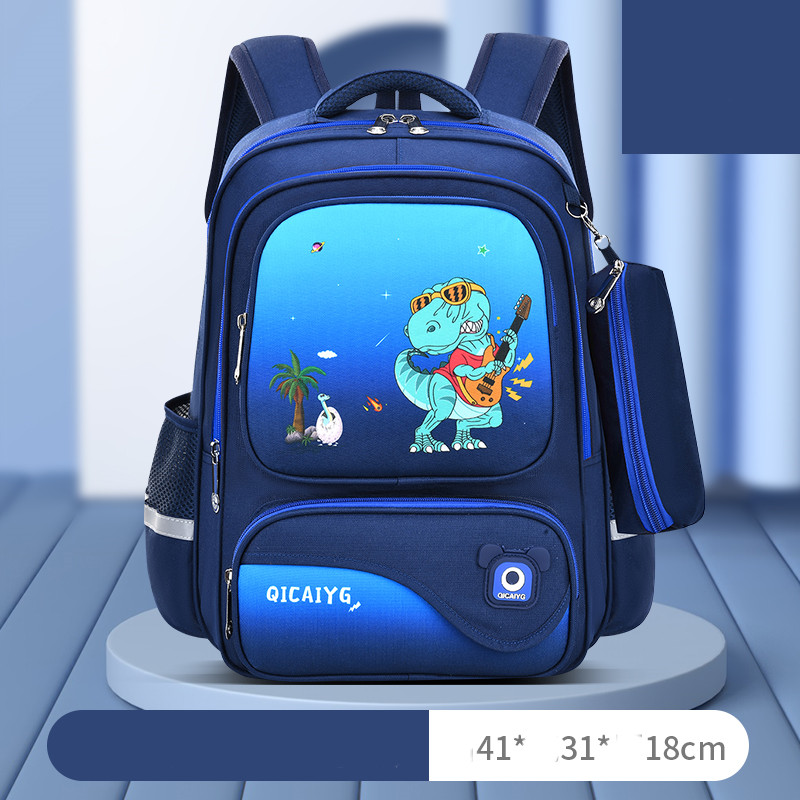 2022 Trendy Student Children's 1-6 Grade Cartoon Schoolbag Double Shoulder Bag kids school backpack bag