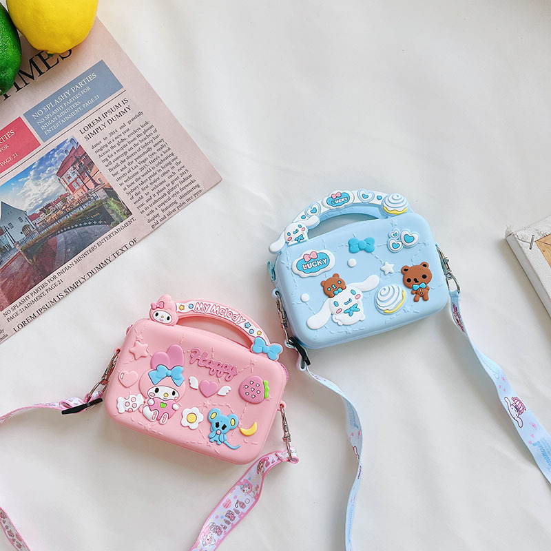Fashion Party Bag Waterproof cartoon Mini Shoulder Sling Bags Girls Crossbody Satchel Kid Purse For Kindergarten Birthda