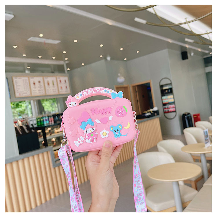 Fashion Party Bag Waterproof cartoon Mini Shoulder Sling Bags Girls Crossbody Satchel Kid Purse For Kindergarten Birthda