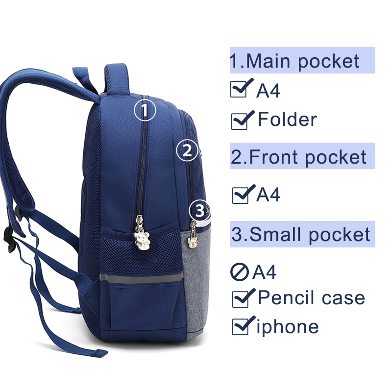 Led school bag Water Repellent school bags for kids