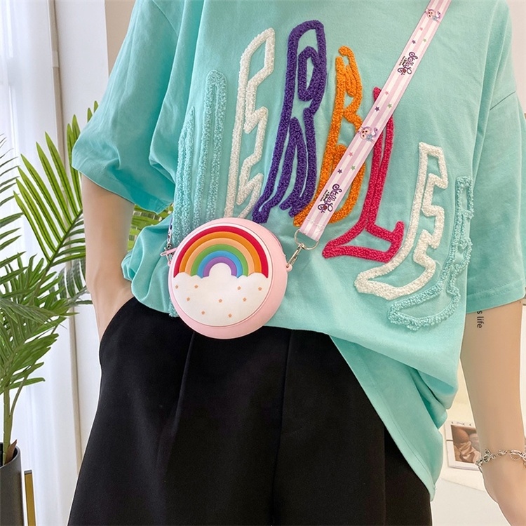 2022 Small Shoulder Handbags Fashion PVC Silicone Jelly Bags Designer Kids Mini Crossbody Purses and Handbags Little Gir