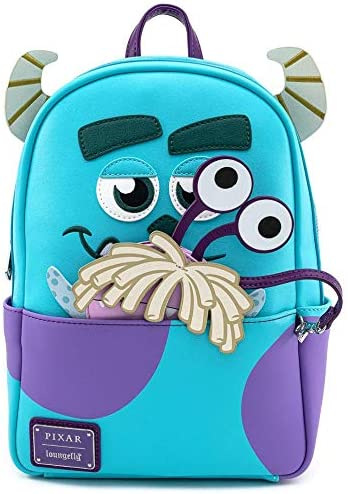 Disney Toy Story James -P- Sullivan Cartoon Boys Girls Kids Blue Preschool Bookbags Backpack