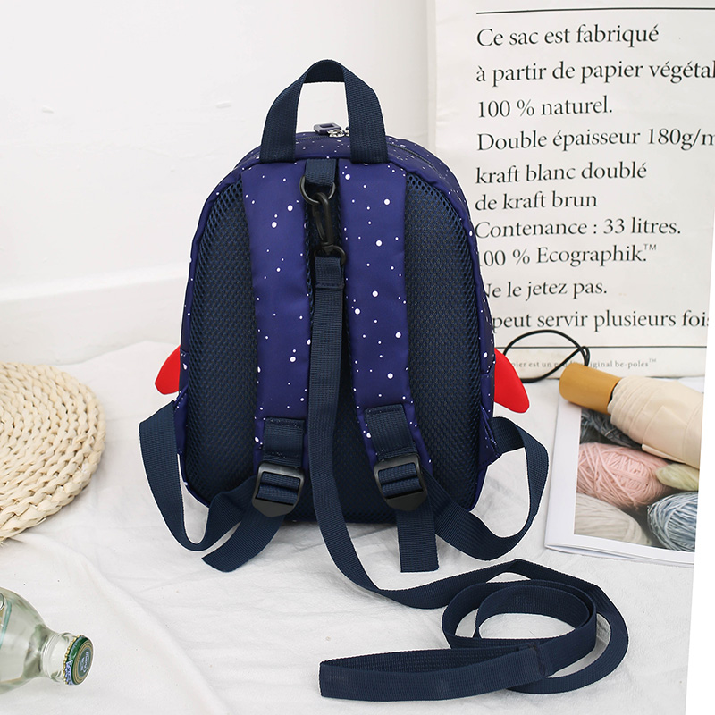  new anti-lost baby rocket boy and girl kindergarten school bag casual nylon waterproof trendy kids backpack