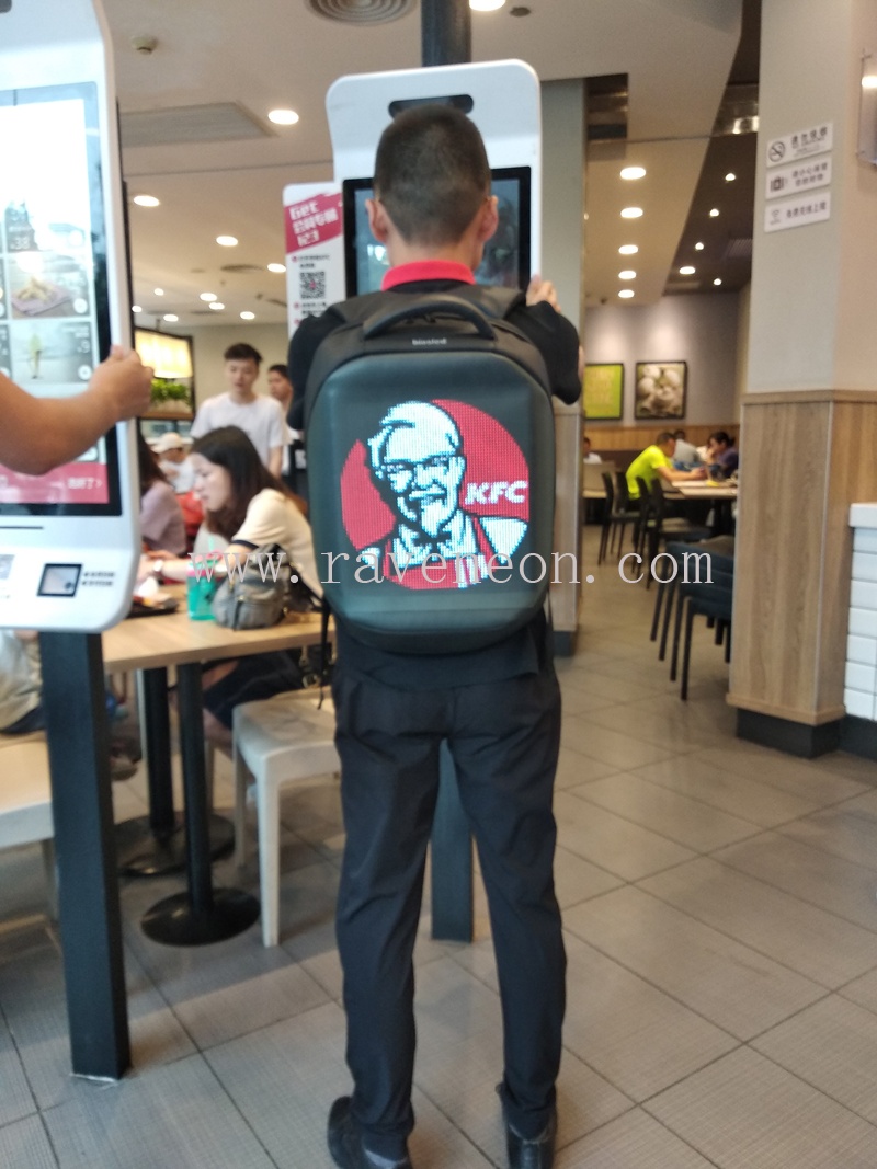 Hot Selling  APP Control Unisex LED Screen Backpack For Kids For Adults