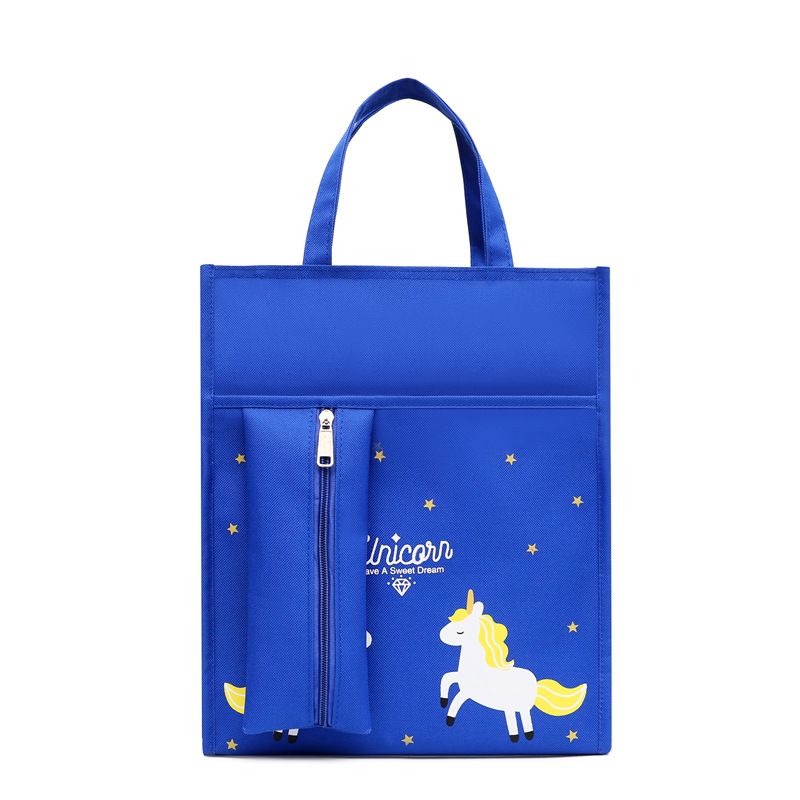 School Bag Teen Student Remedial primary school handbag polyester kids remedial bag tutorial messenger handle Bags