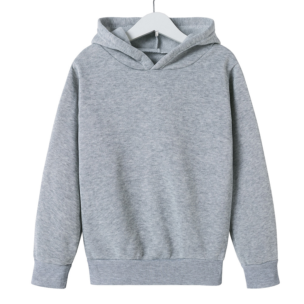 kid  children plain hoodies for kids pullover hoodies no pocket sweater