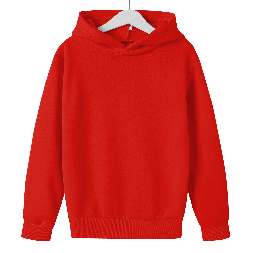 kid  children plain hoodies for kids pullover hoodies no pocket sweater