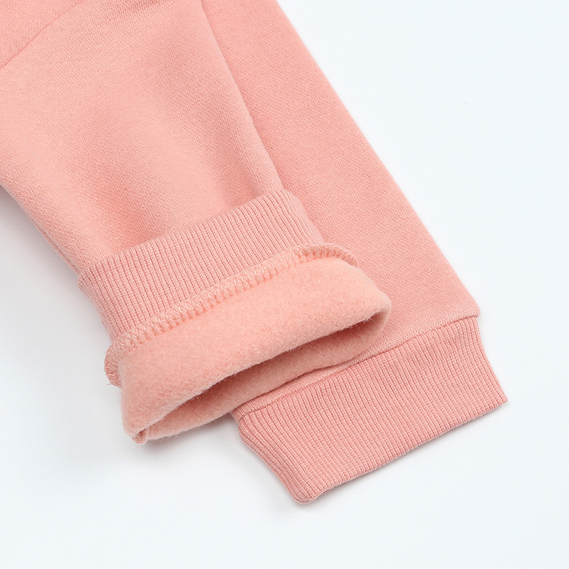 Cute Organic Cotton Hooded Sweatshirt Top for kids Thick Baby Hoodie for Autumn Winter