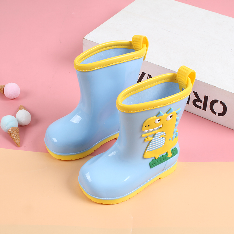 New fashion four season children's rain shoes boys and girls cartoon waterproof middle tube rain boots daily leisure wat