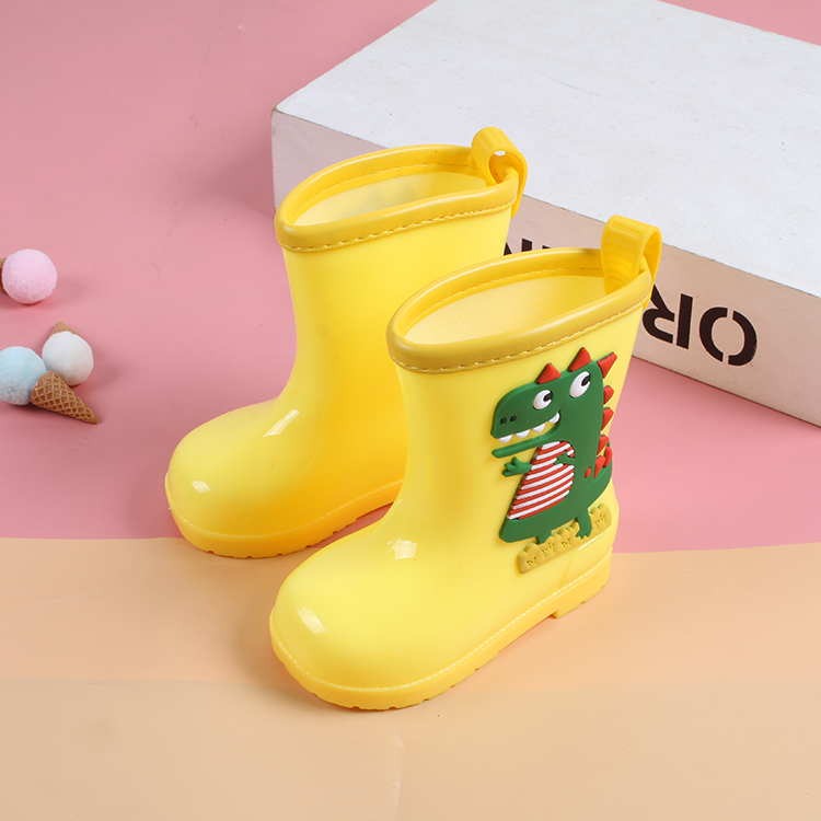New fashion four season children's rain shoes boys and girls cartoon waterproof middle tube rain boots daily leisure wat