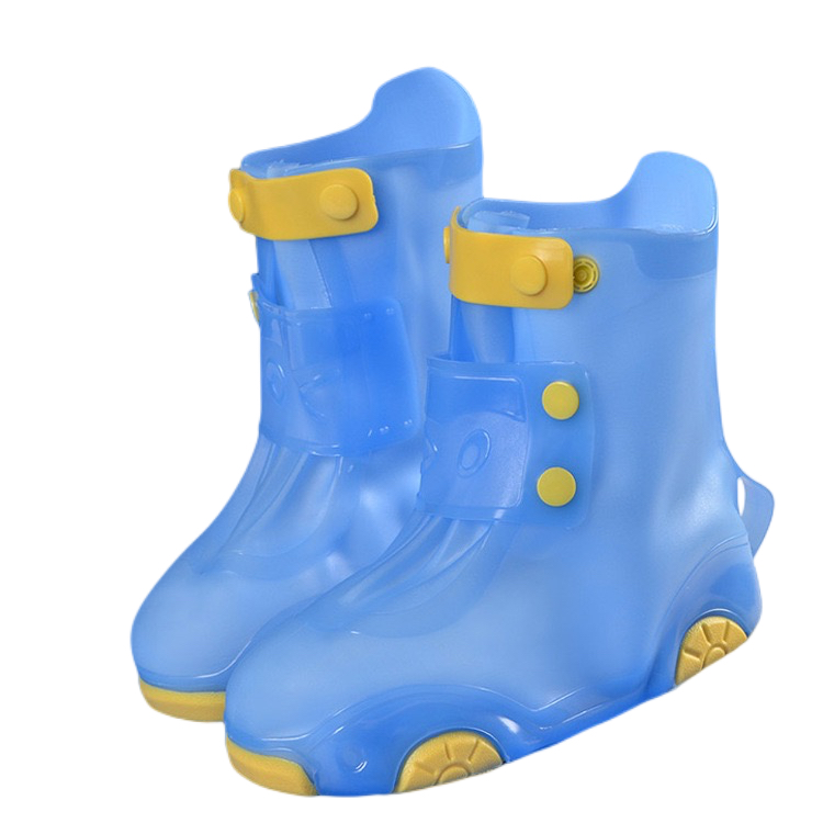 Waterproof Rainboots for kids boys girls zipper Anti-Slip Rain Shoes Children's cover shoes