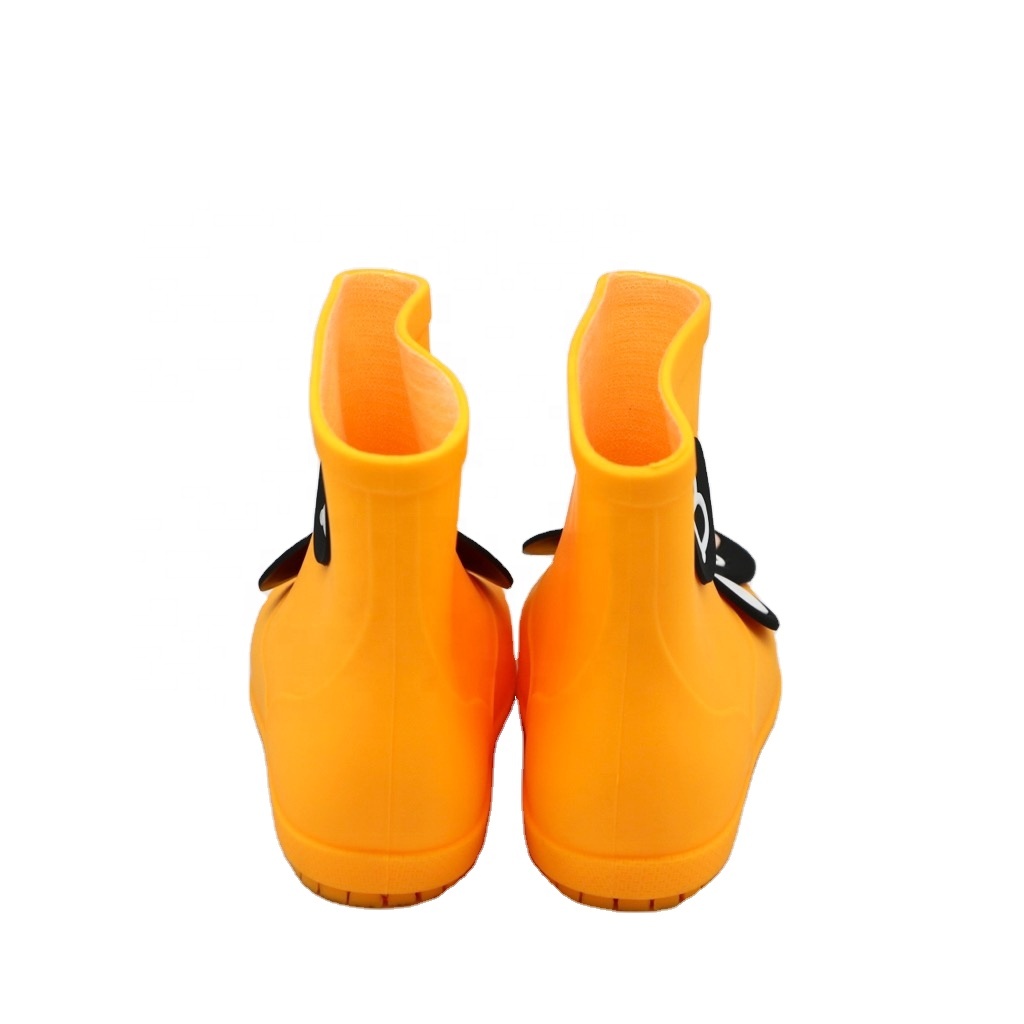  Waterproof Toddler Rain Boots PVC Cute Children's Rubber Shoes For Boys And Girls