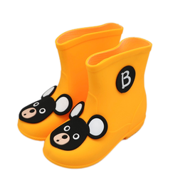  Waterproof Toddler Rain Boots PVC Cute Children's Rubber Shoes For Boys And Girls