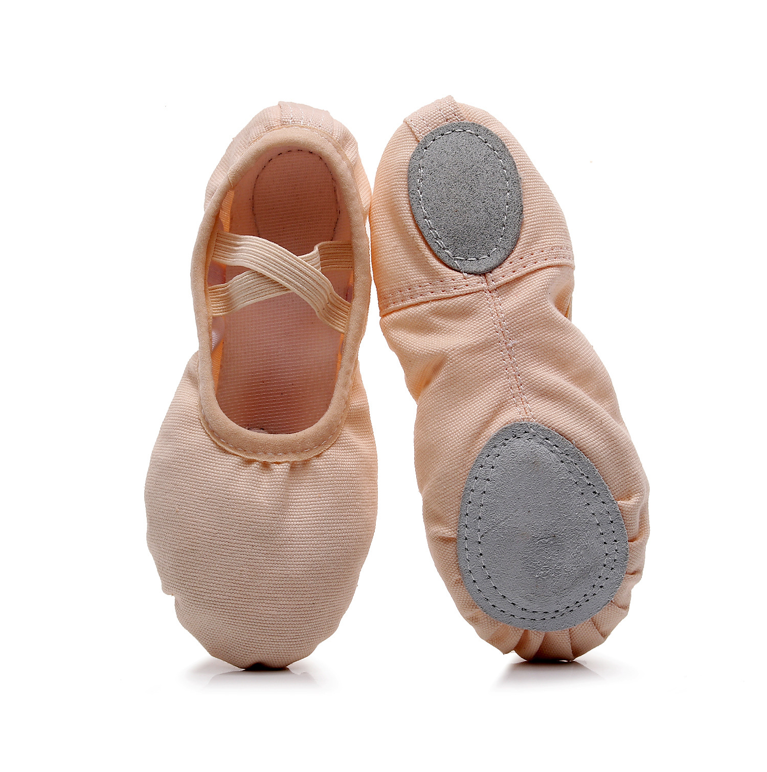 Ballet Leather Dance Shoes Gymnastic Yoga Shoes Flat Split Sole Leather Girls Ladies Children's And Adult's Sizes