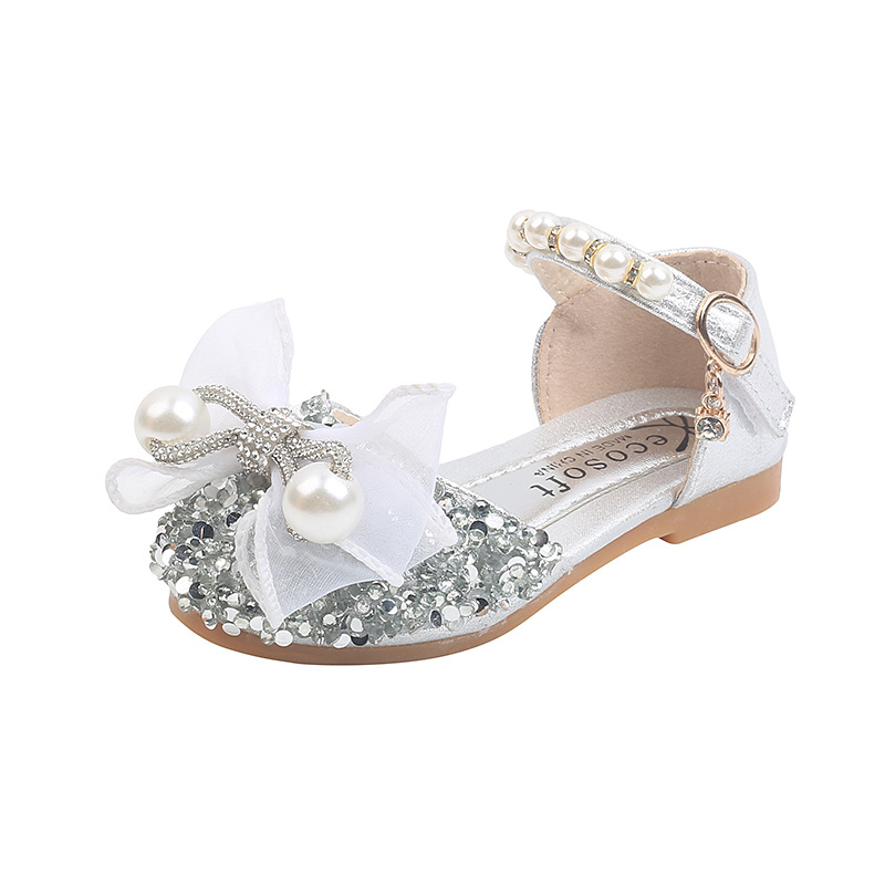  girls' shoes Children's princess leisure soft soled waterproof anti-skid shoes Children's performance dance sh