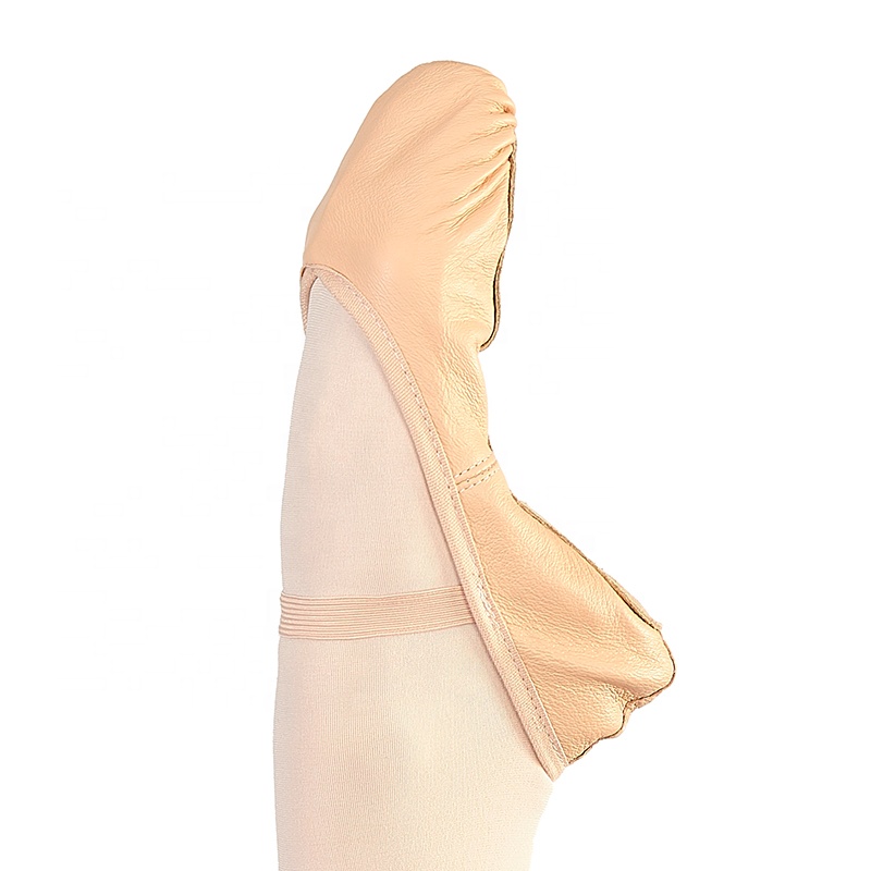 JW Soft leather dance shoes full sole girls ballet shoes