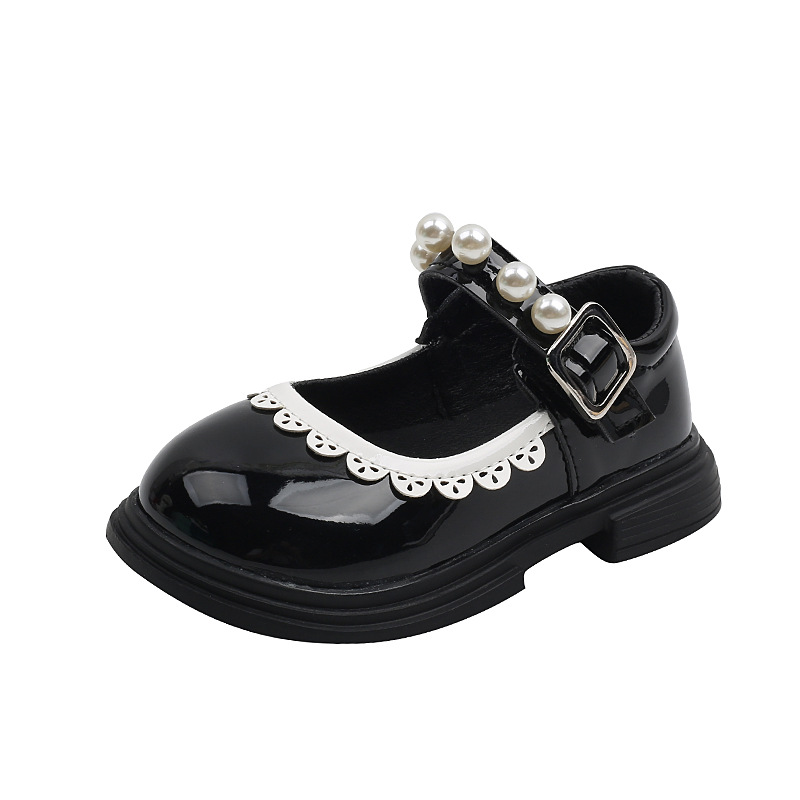 Girls leather shoes princess children's fashion performance shoes