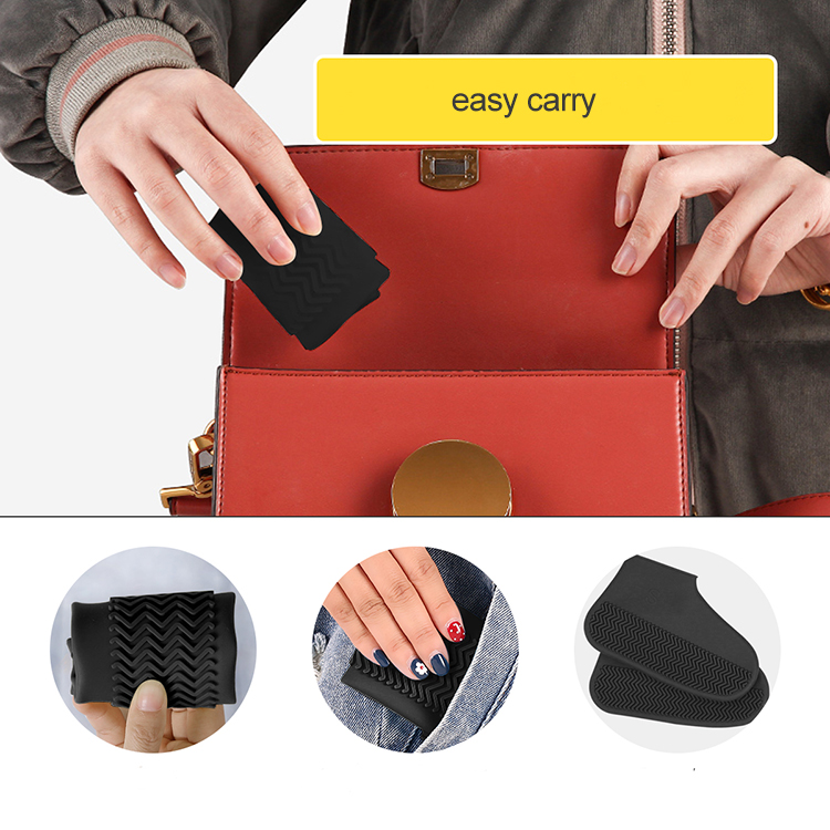 Unisex rain shoes shoes cover rain boots waterproof silicone shoe covers