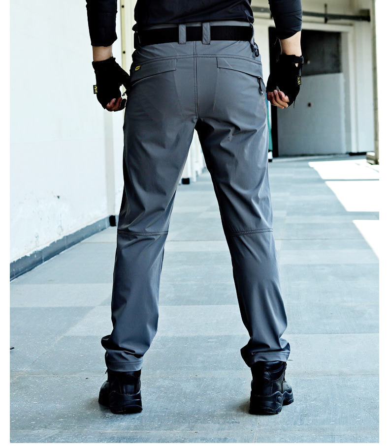 Hot Sale Long Sleeve Stretch Cargo Pocket Uniform Pants Outdoor Waterproof Hiking Cargo Range Pants Men