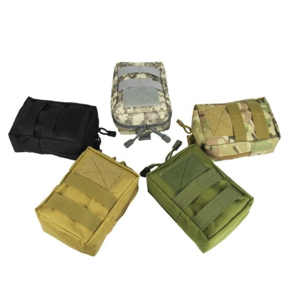 EDC Outdoor Canvas Bag Tactical Chest Rig Bag Tactical Pouches Molle Pouch Waist Bags