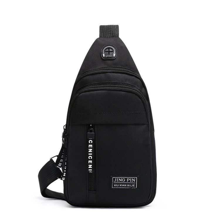 Funny Pack Waterproof Large-Capacity Waist Bag Outdoor Sports Sling Bag Men Chest Crossbody Bag