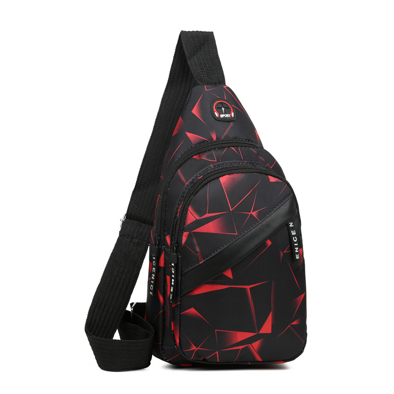 Men's Chest Bag Crossbody Light Outdoor Sports Leisure Backpack Single Shoulder Bag Outdoor Sports Waist Bags