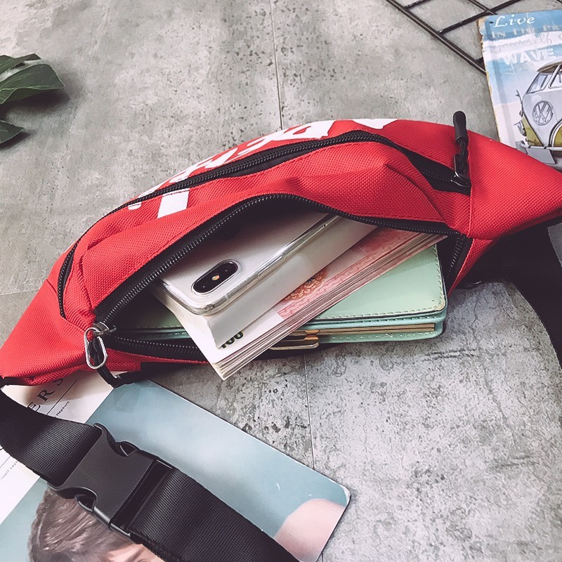 Running Waist Bag Fashion Women Fanny Pack Unisex Chest Shoulder Bags for Men