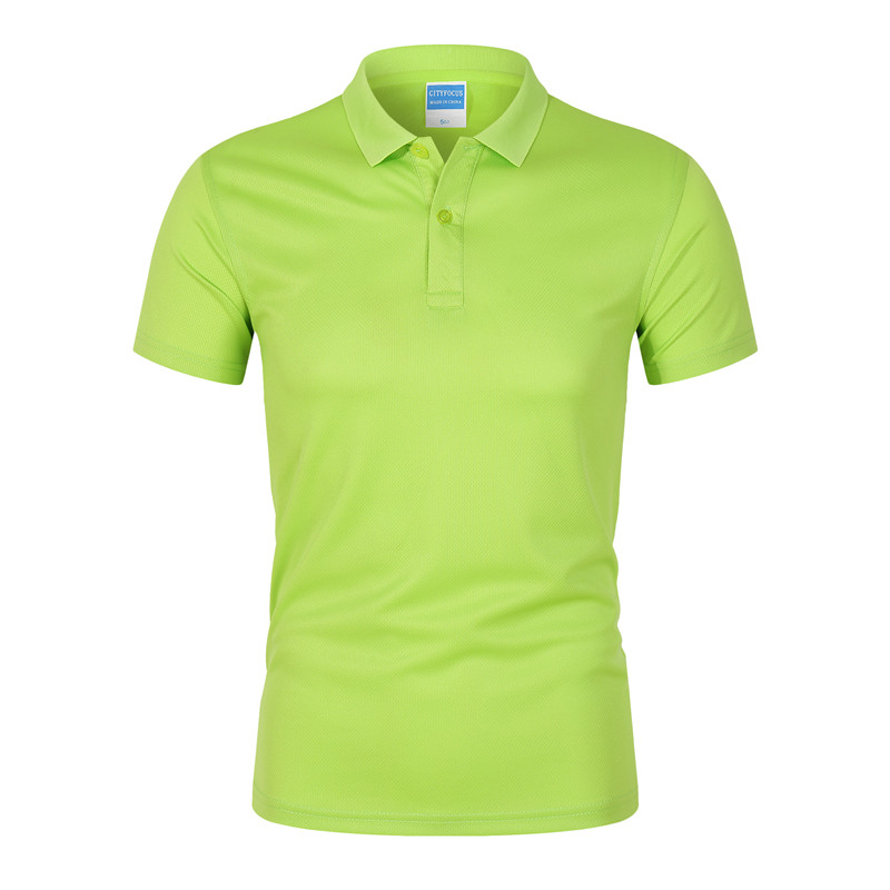 High Quality  Price Men's  Polo Shirt Solid Patch Color Fashion Casual Quick Dry Fit Mesh Polo Shirt