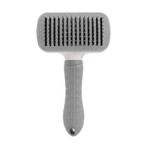 Self Cleaning Cat Grooming Comb & Brush Comfort Massage Tool for Long & Short Hair Cats ( 2 Pieces )