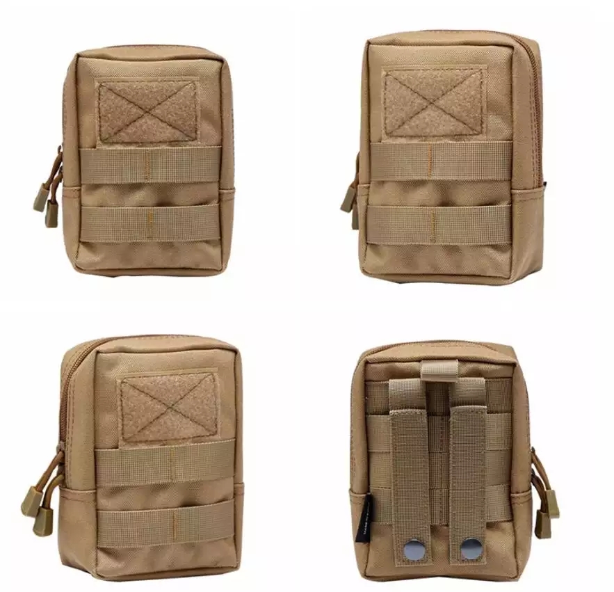 EDC Outdoor Canvas Bag Tactical Chest Rig Bag Tactical Pouches Molle Pouch Waist Bags