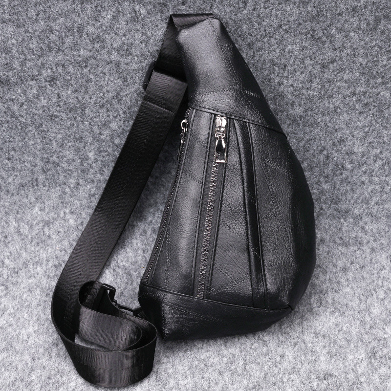 Multi-Function Travelling Fanny Pack Phone Waterproof PU Leather Waist Bag