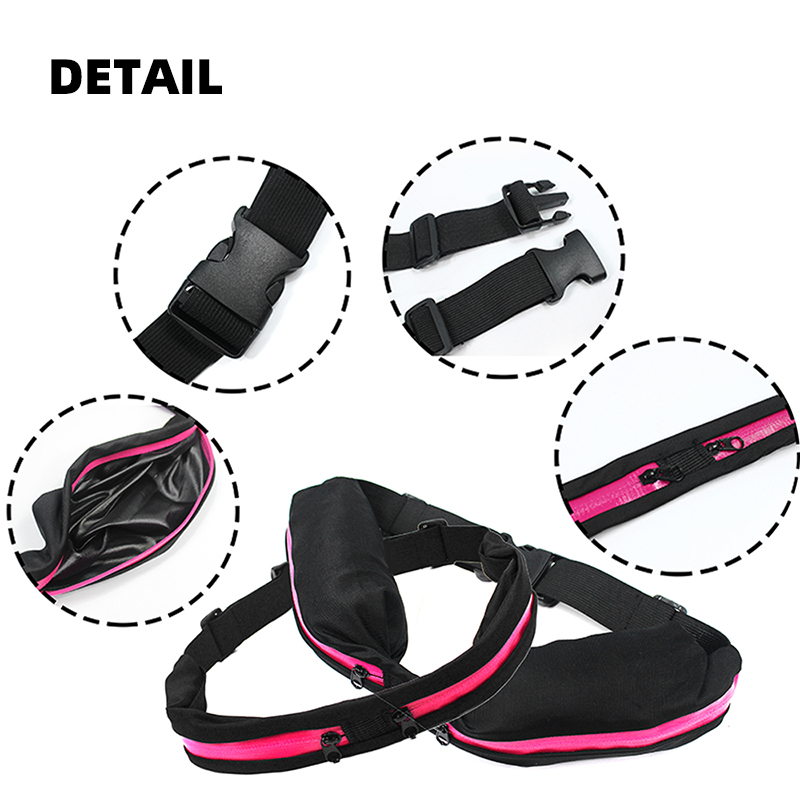 Men and Women Outdoor Running Fitness Sports Running Belt Fanny Pack Waist Bum Bag