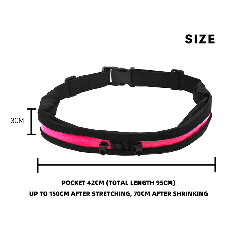 Men and Women Outdoor Running Fitness Sports Running Belt Fanny Pack Waist Bum Bag