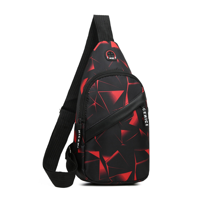 Men's Chest Bag Crossbody Light Outdoor Sports Leisure Backpack Single Shoulder Bag Outdoor Sports Waist Bags