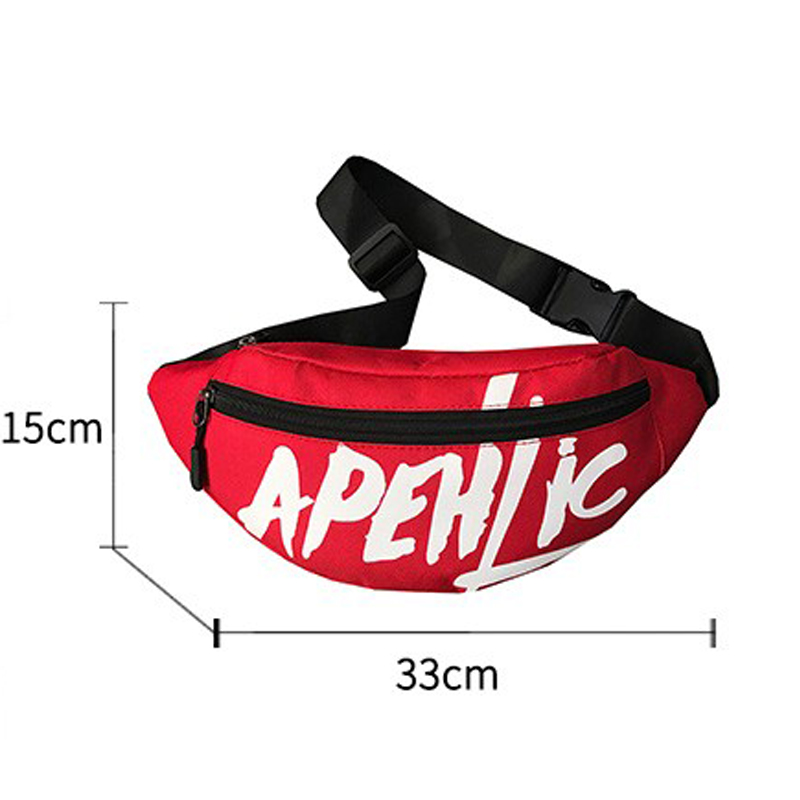 Running Waist Bag Fashion Women Fanny Pack Unisex Chest Shoulder Bags for Men