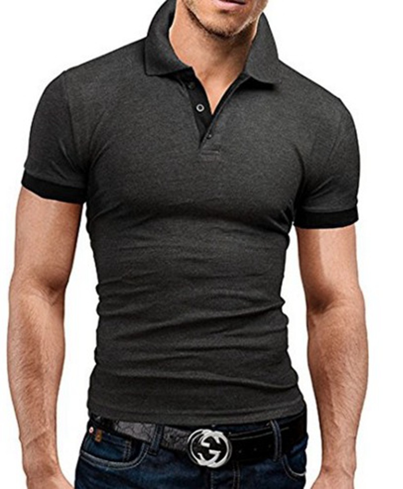 Conyson Summer  High Quality Business Oversized Designer Plain Brand Luxury T-shirt Fashion Summer Polo Men Printe