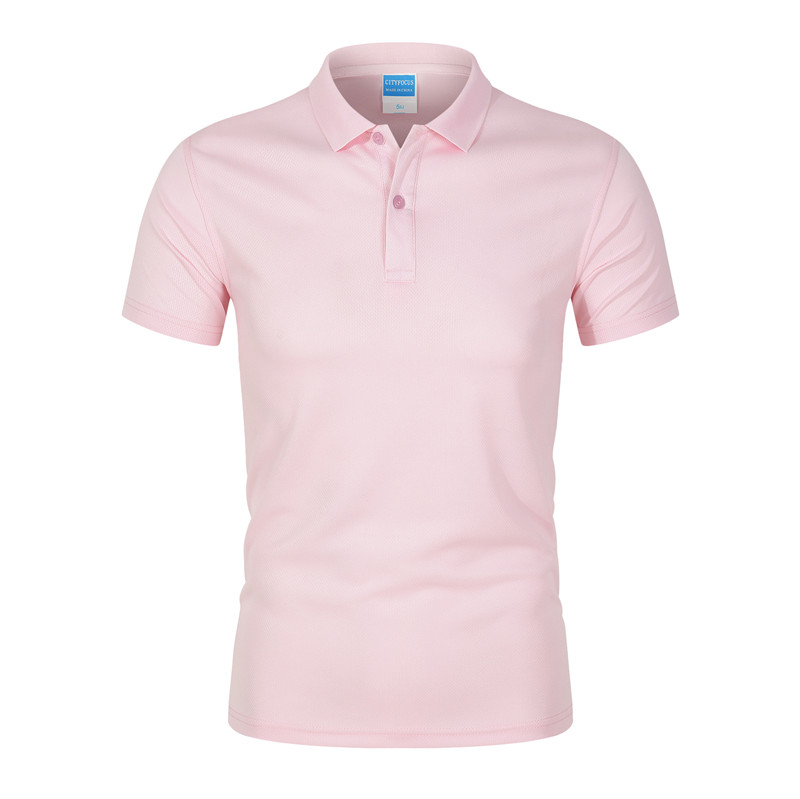 High Quality  Price Men's  Polo Shirt Solid Patch Color Fashion Casual Quick Dry Fit Mesh Polo Shirt