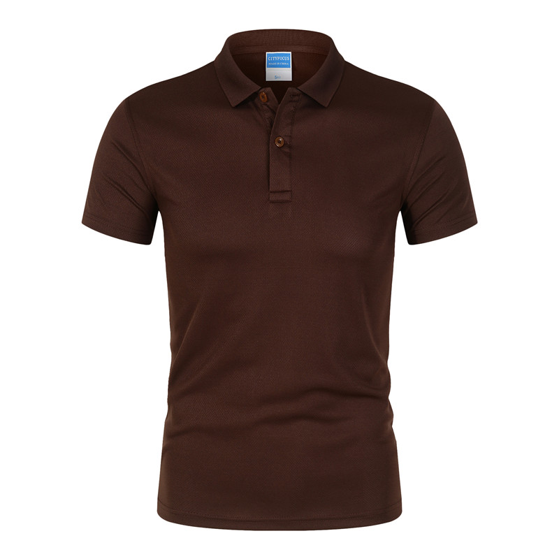 High Quality  Price Men's  Polo Shirt Solid Patch Color Fashion Casual Quick Dry Fit Mesh Polo Shirt