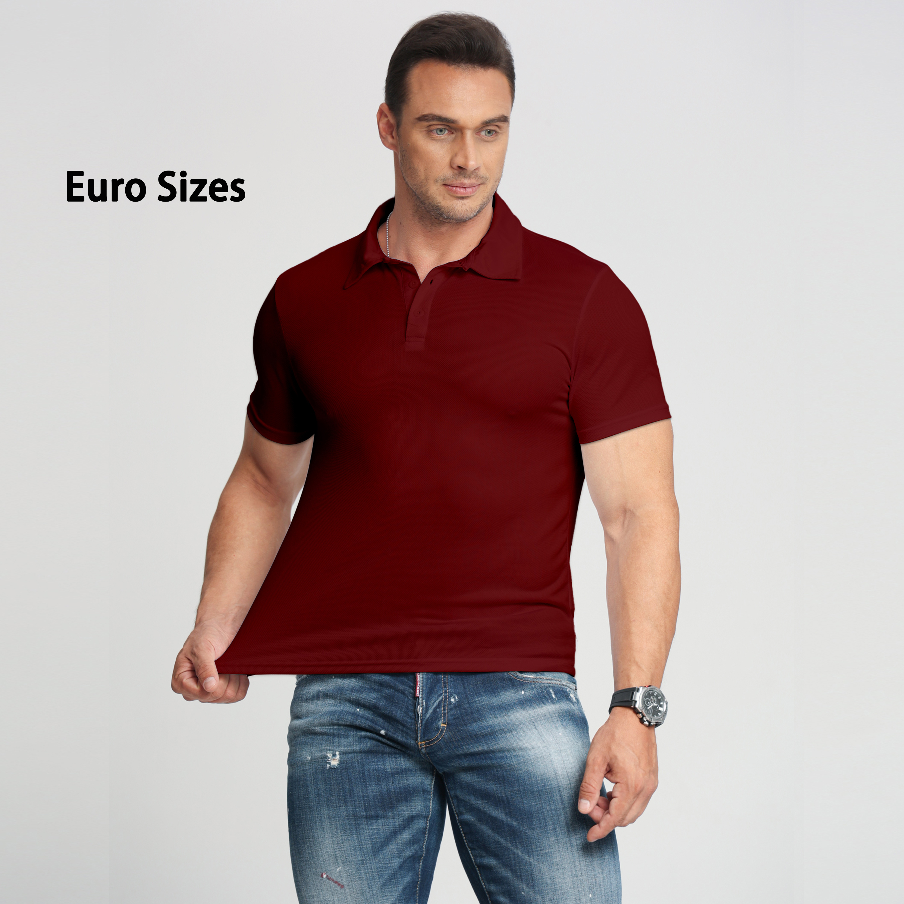 BINGFENG  Design Your Own Brand Polo Shirt Short Sleeve Men's 100% Polyester Dry Fit Man Golf Polo T-shirt Shirts