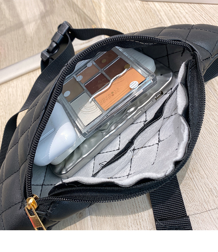 Casual Women PU Leather Fanny Pack Bag Fashion Banana Waist Bag Ladies Chest Bag