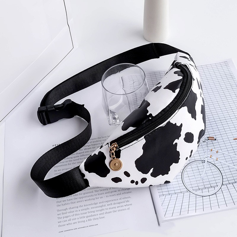 Europe and America Stylish Printed Chest Bag Hip Pack Waist Pack Belt Bag