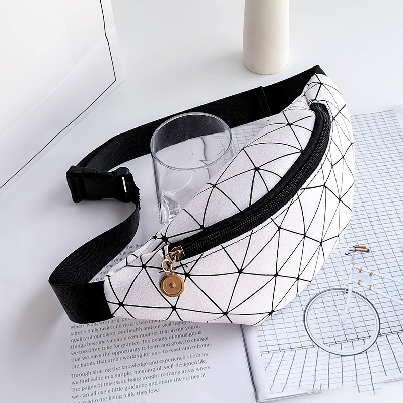 Europe and America Stylish Printed Chest Bag Hip Pack Waist Pack Belt Bag