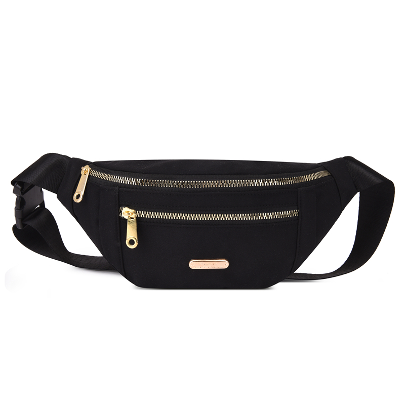 Fanny Pack New Multi-layer Embroidered Line Large Capacity Girls Cross-body Women's Chest Bags