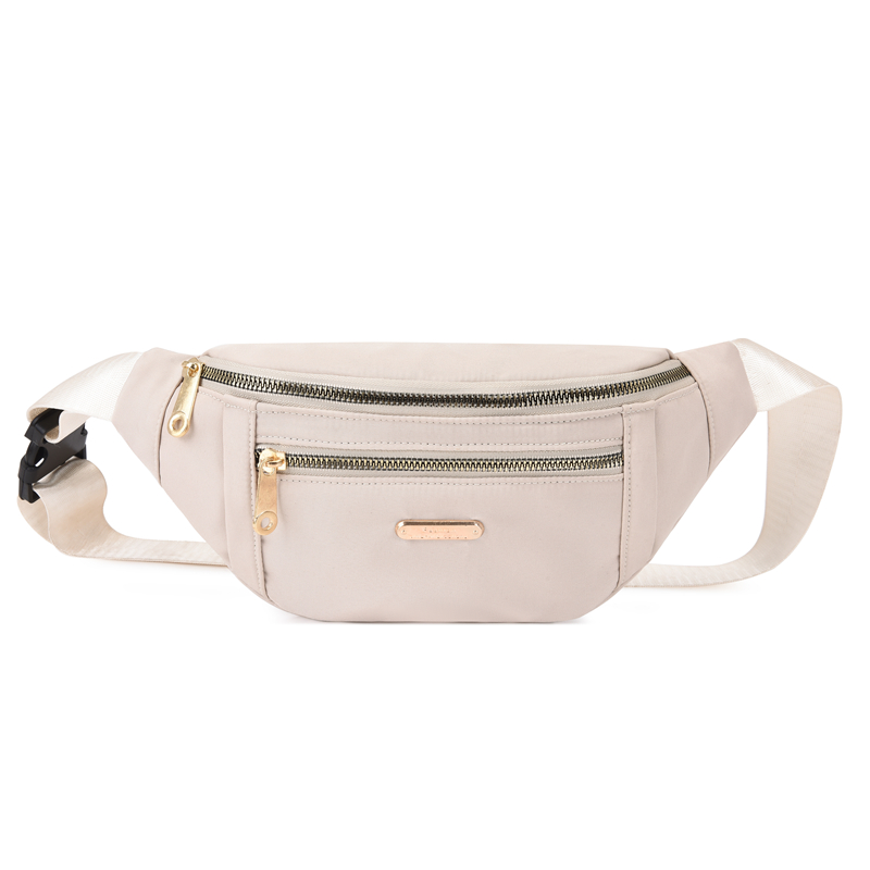 Fanny Pack New Multi-layer Embroidered Line Large Capacity Girls Cross-body Women's Chest Bags