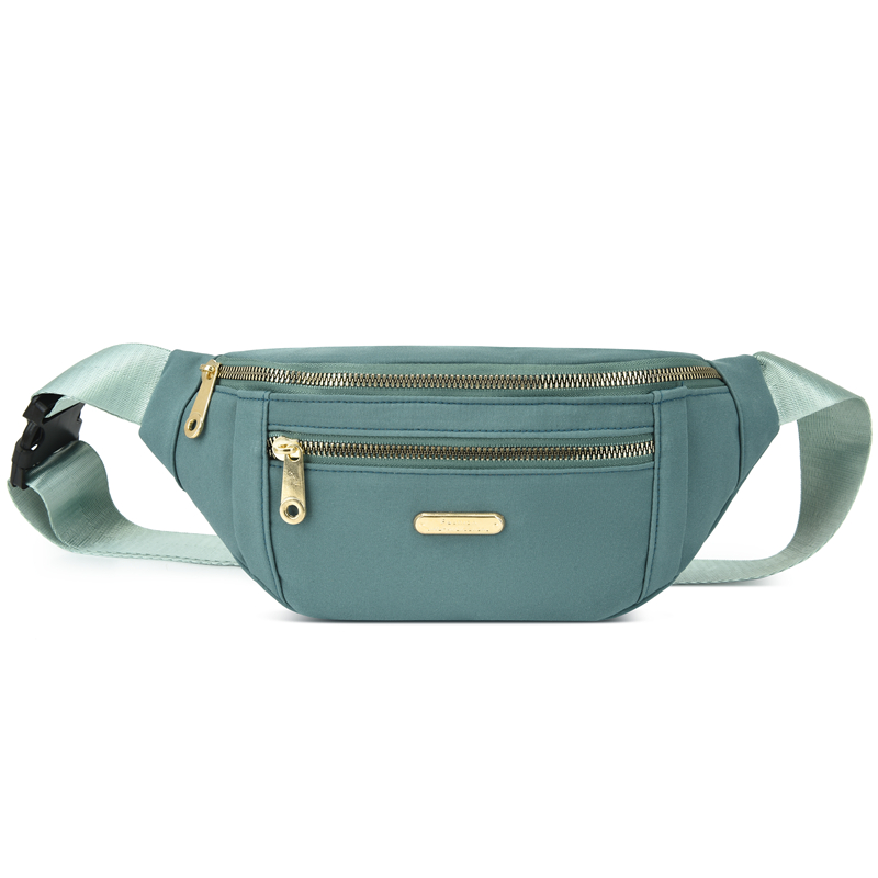 Fanny Pack New Multi-layer Embroidered Line Large Capacity Girls Cross-body Women's Chest Bags