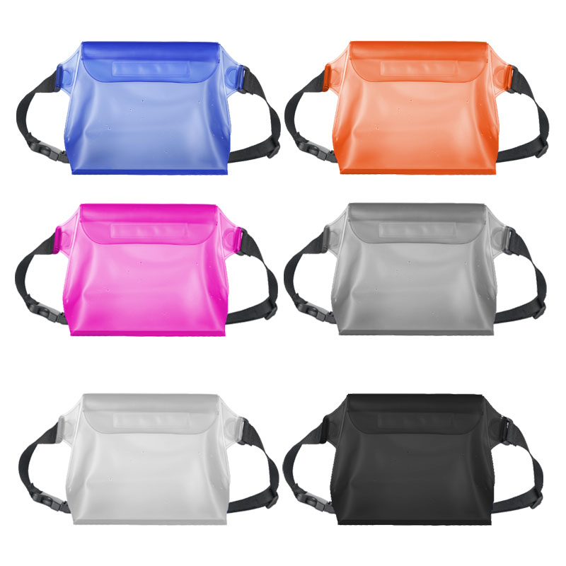 Lightweight Adjustable Waterproof Phone Pouch Dry Bag Floating Waist Pouch for Outdoor Sports Boating Hiking