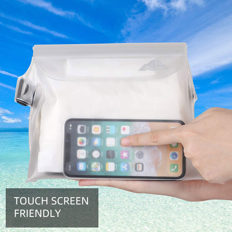 Lightweight Adjustable Waterproof Phone Pouch Dry Bag Floating Waist Pouch for Outdoor Sports Boating Hiking